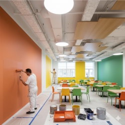 pintura em refeitório